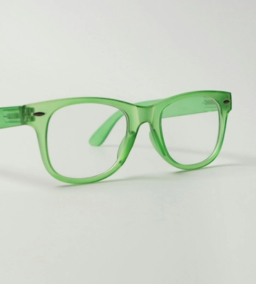 Original eyewear frames plain background